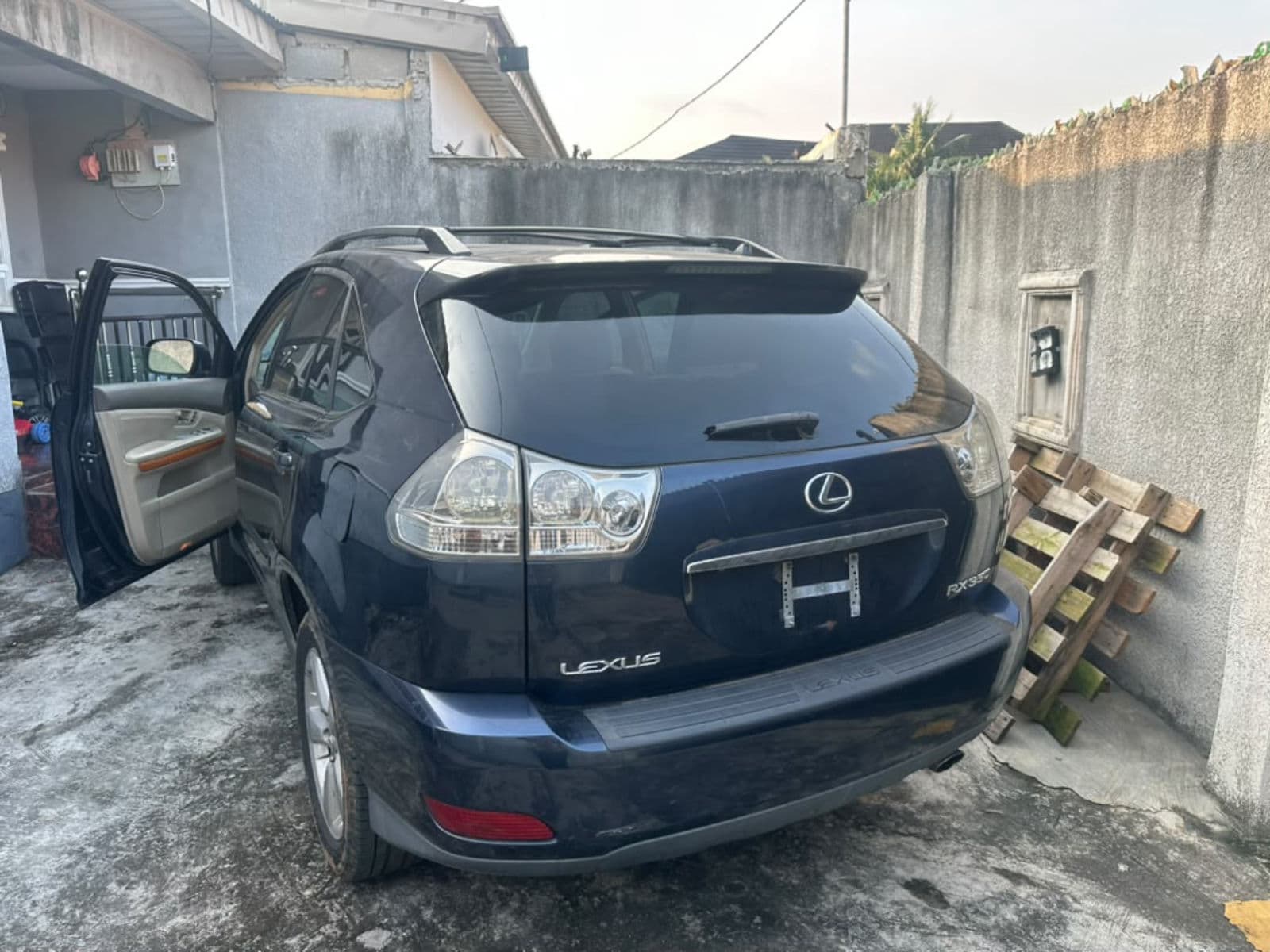 Direct toks Lexus rx 350 2007 Blue on tan interior  Engine and gear untampered  Fully buy and drive — photo 5