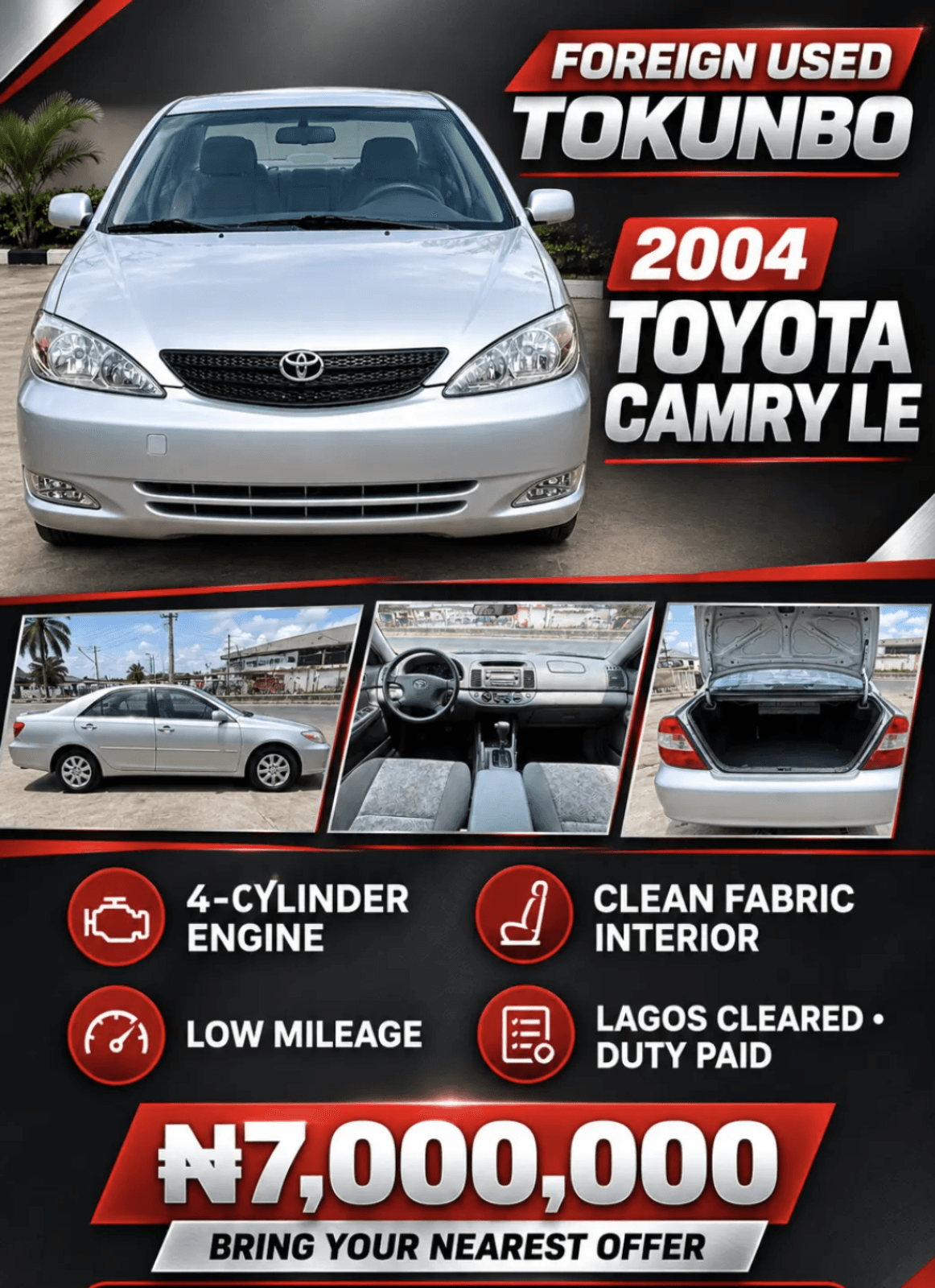 2004 Toyota Camry Sedan — photo 9 of 9