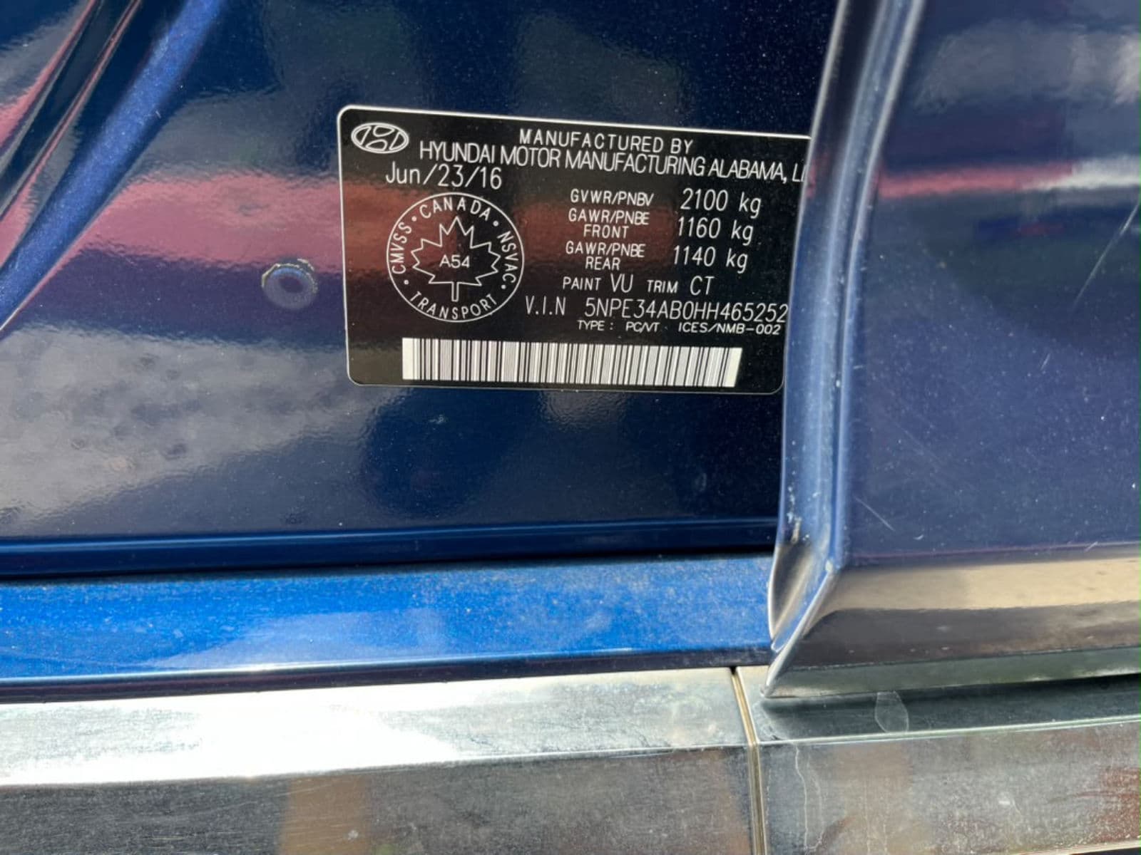 2016 Hyundai Sonata Sedan — photo 7 of 11